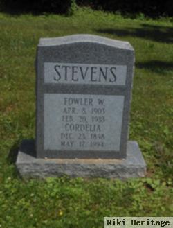 Fowler W Stevens