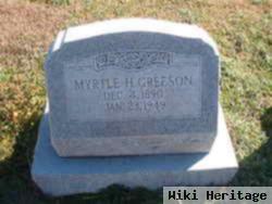 Myrtle H Greeson