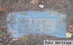 Ann Kendrick Zumstein