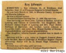 Roy Johnson