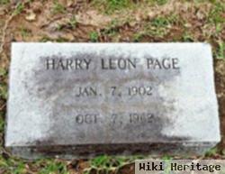 Harry Leon Page