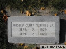 Rosley Cluff Merrill, Jr