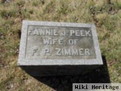 Fannie J Peek