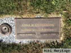 Anna M Stephenson