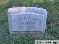 Alice L Runyon