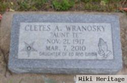 Cletes A Wranosky