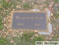 Margaret W Koch