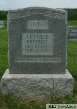 Lettie E Prophet