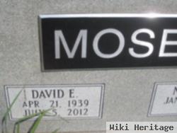 David E Moses