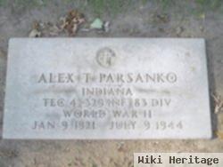 Alex T Parsanko