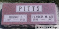 Frances M Pitts, Md