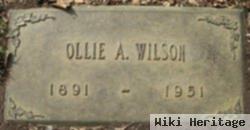 Ollie A. Wilson