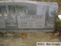 Mary Alice "alma" Barfield Haley