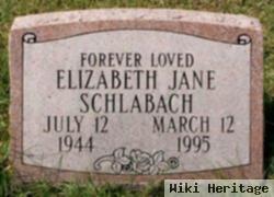 Elizabeth Jane Schlabach