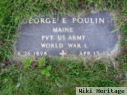 Pvt George E Poulin