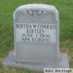 Bertha W Conrad Kirtley