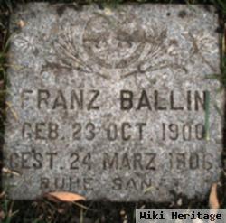 Franz Ballin