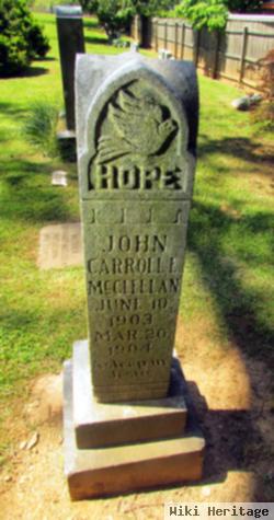 John Carrolle Mcclellan