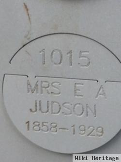 Mrs E. A. Judson