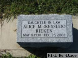 Alice M. Kessler Rieken