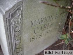 Marion B Cable