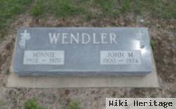 John M Wendler