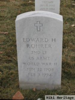 Edward H Rohrer