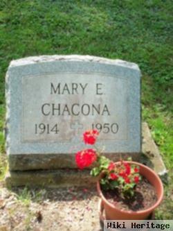 Mary E Chacona