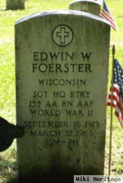 Edwin William Foerster