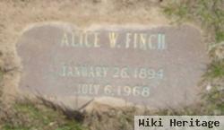 Alice W. Finch