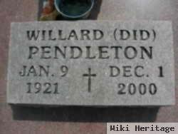 Willard "did" Pendleton