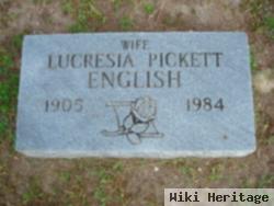 Lucresia Picket English