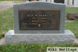 Roy W Barrick