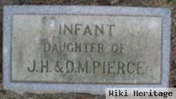 Infant Daughter Of J H & D M Pierce