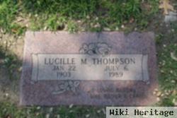 Lucille M Thompson
