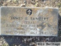 2Lt James Roan Sanders