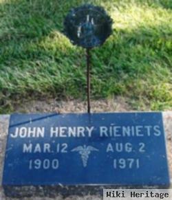 John Henry Rieniets