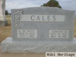 C. H. "pete" Cales