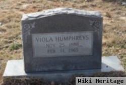 Frances Viola "ola" Humphreys