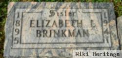 Elizabeth L Brinkman