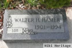 Walter H Hamer