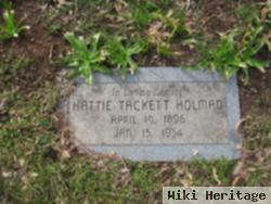 Hattie Tackett Holman