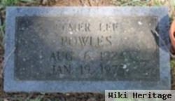 Elmer Lee Powles