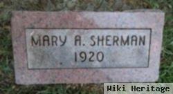 Mary A Sherman