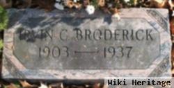 Irving C "irvin" Broderick