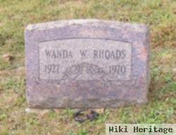 Wanda W. Rhoads