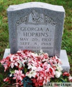 Georgia A Hopkins