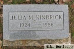 Julia M. Kindrick