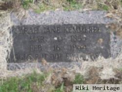 Sarah Jane Miller Kemmerer