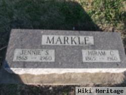 Clara Jane "jennie" Speck Markle